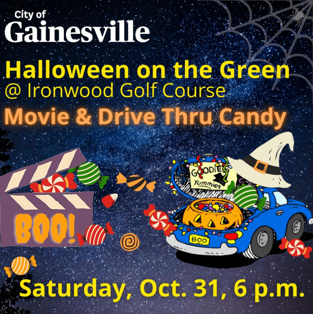 The City of Gainesville Presents Halloween on The Green This Saturday