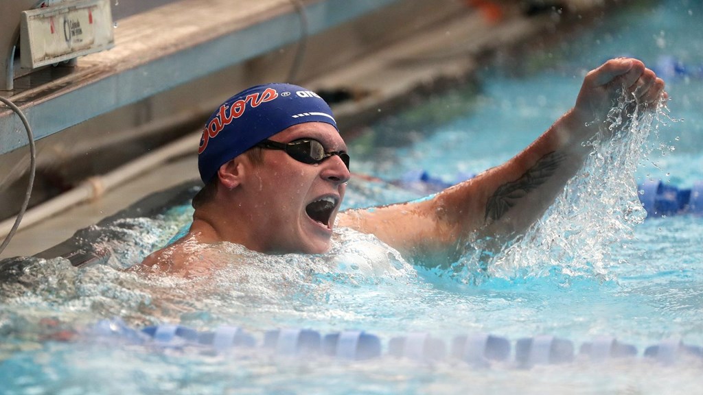 UF Men's Swimming & Diving: Second Prelim Sessions Ends with Three Top