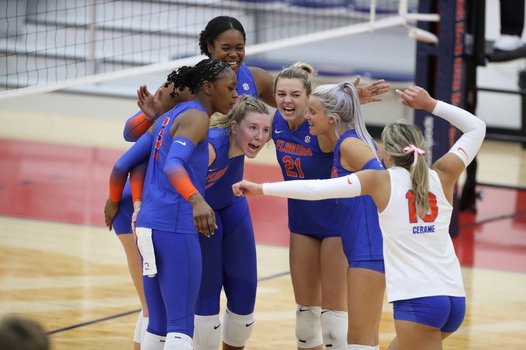 UF Volleyball Gators Top Rebels in Straight Sets Alachua Chronicle