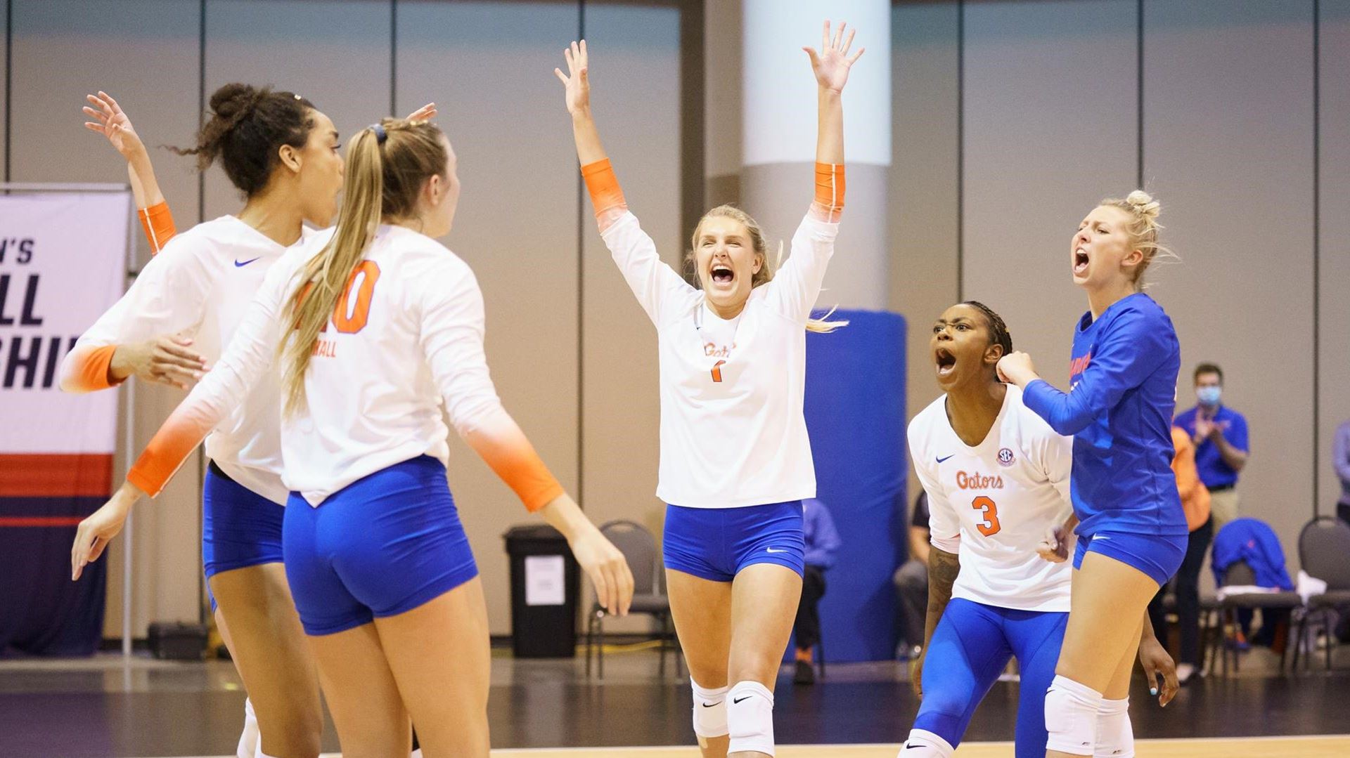 UF Volleyball Gators Sweep Eagles in Second Round of NCAA Tournament