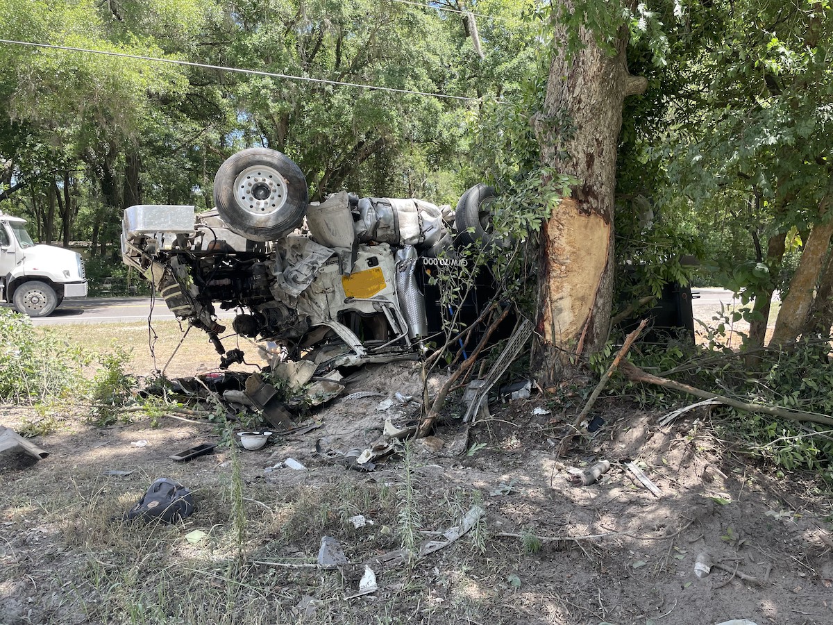 Driver transported to hospital after dump truck accident in Archer ...