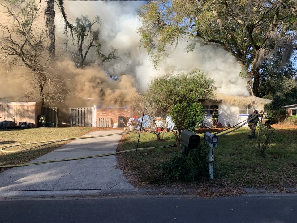 PHOTOS: One person transported to hospital after residential fire ...