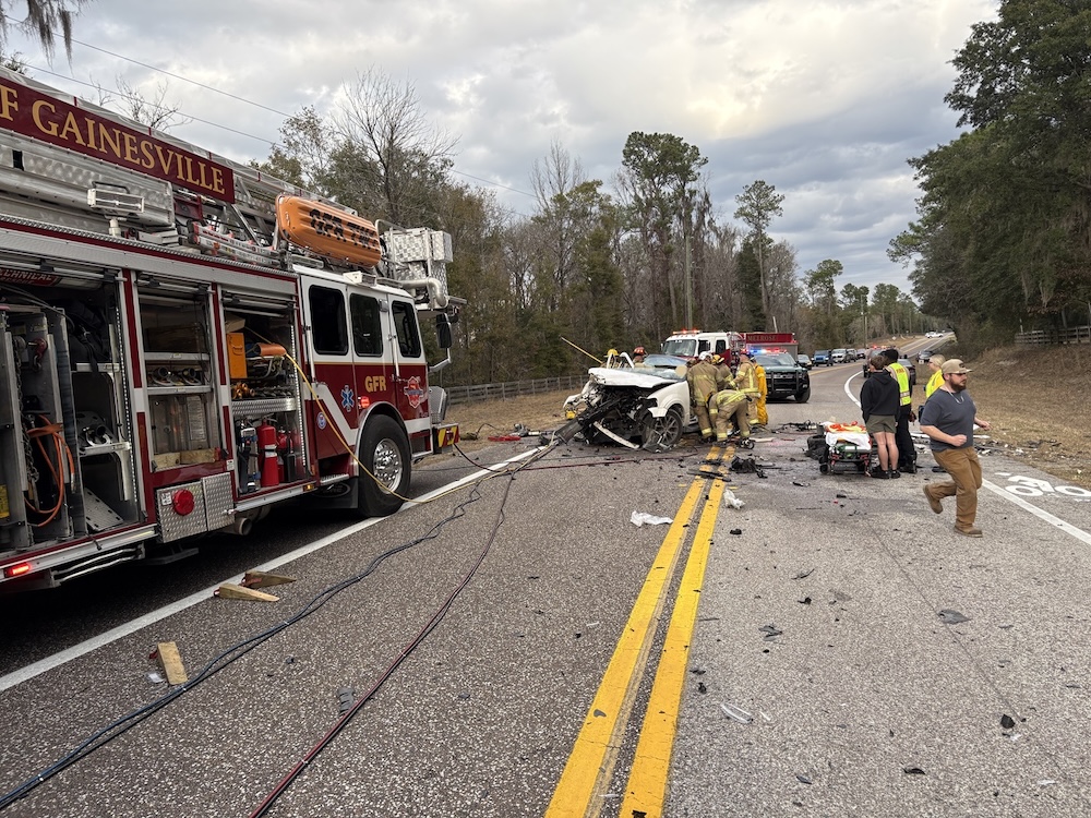 Two patients transported to the hospital after crash on CR 225 ...