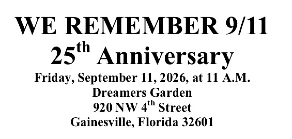 Dreamers Garden to mark the 25th anniversary of September 11 with community remembrance