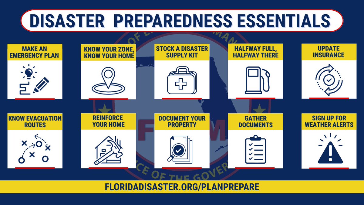 Florida Division of Emergency Management urges residents to stay prepared and alert during Florida Preparedness Month